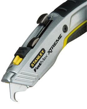 STANLEY Twin Blade Knife cast metal core for durability.
