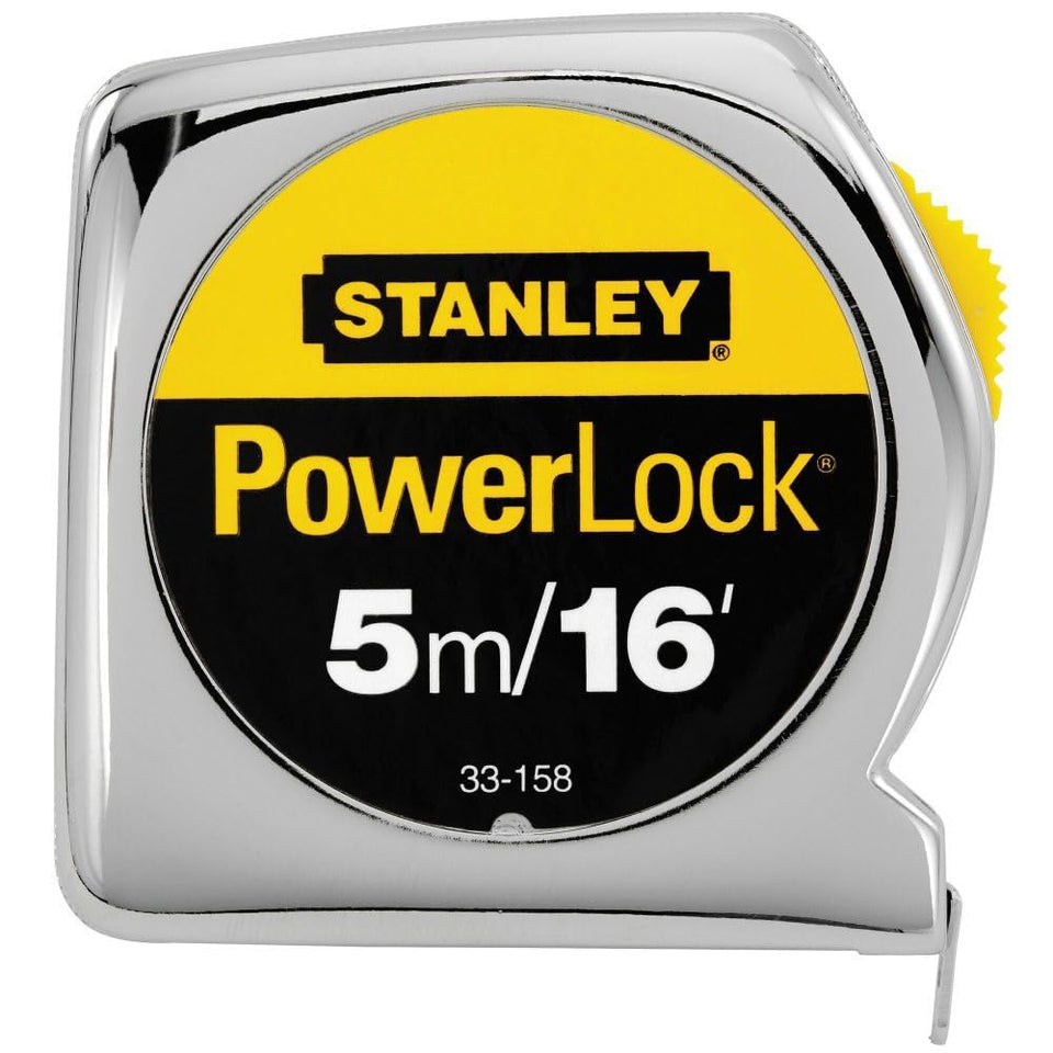 STANLEY PowerLock 16 ft blade with Mylar coating for long life.