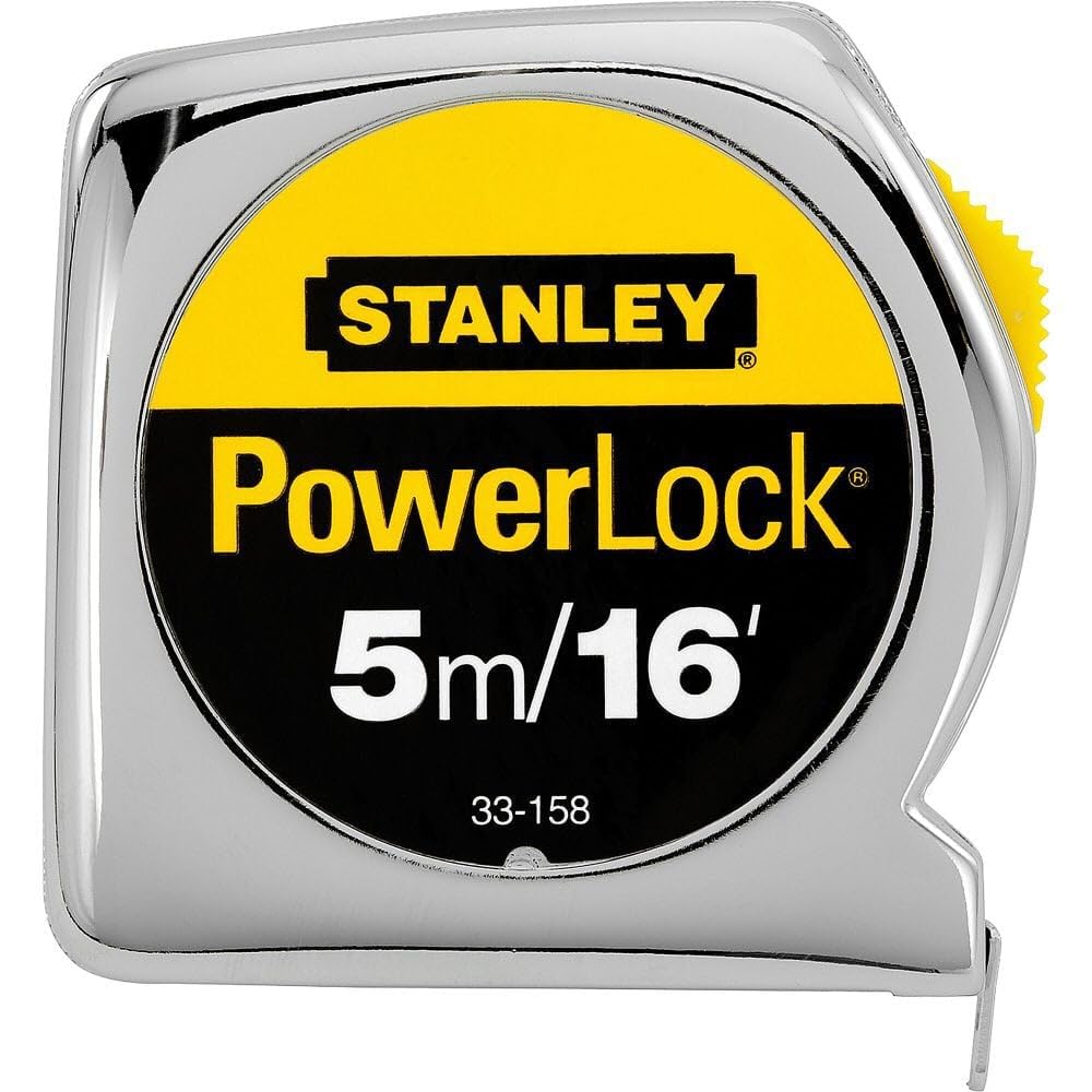 STANLEY PowerLock Tru-zero end hook ensures accurate measurements.