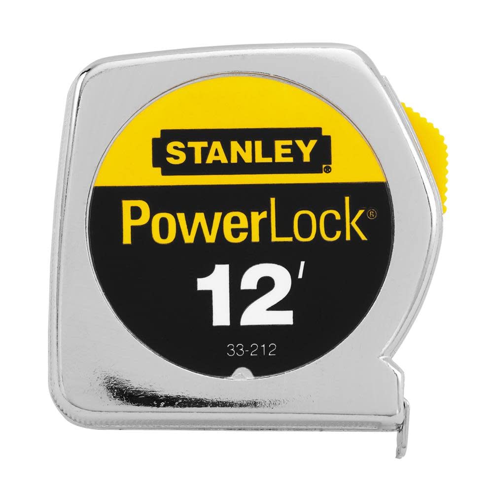 STANLEY PowerLock true-zero end hook ensures precise measurements for framing tasks