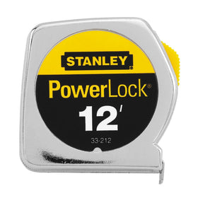 STANLEY PowerLock true-zero end hook ensures precise measurements for framing tasks