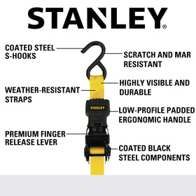 STANLEY S1000 low-profile ergonomic handle for comfortable tensioning