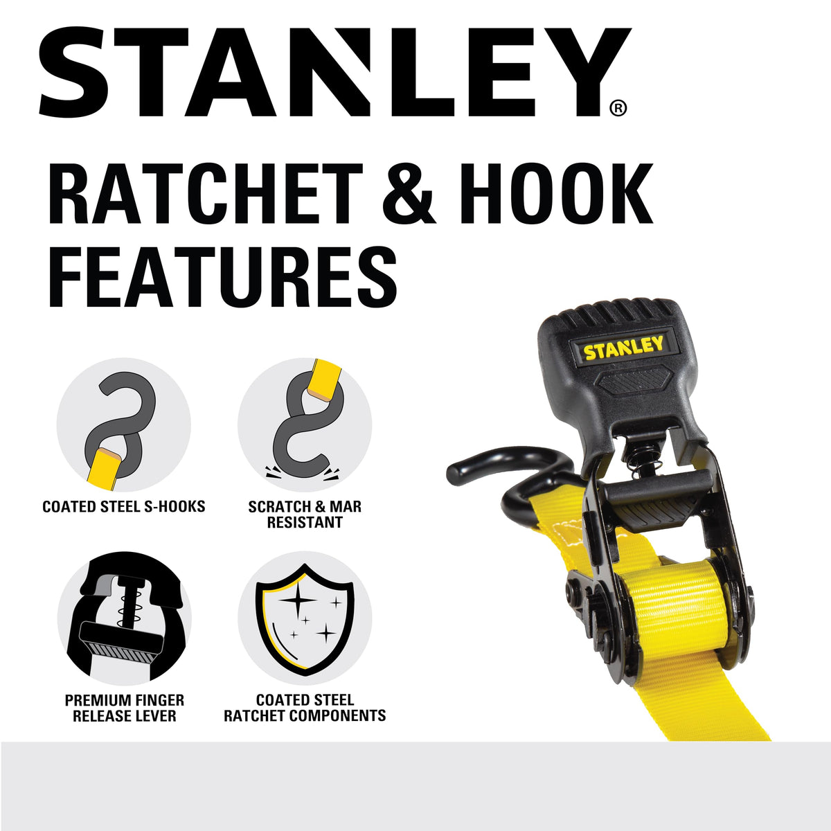 STANLEY S1000 weather-resistant strap ready for outdoor use