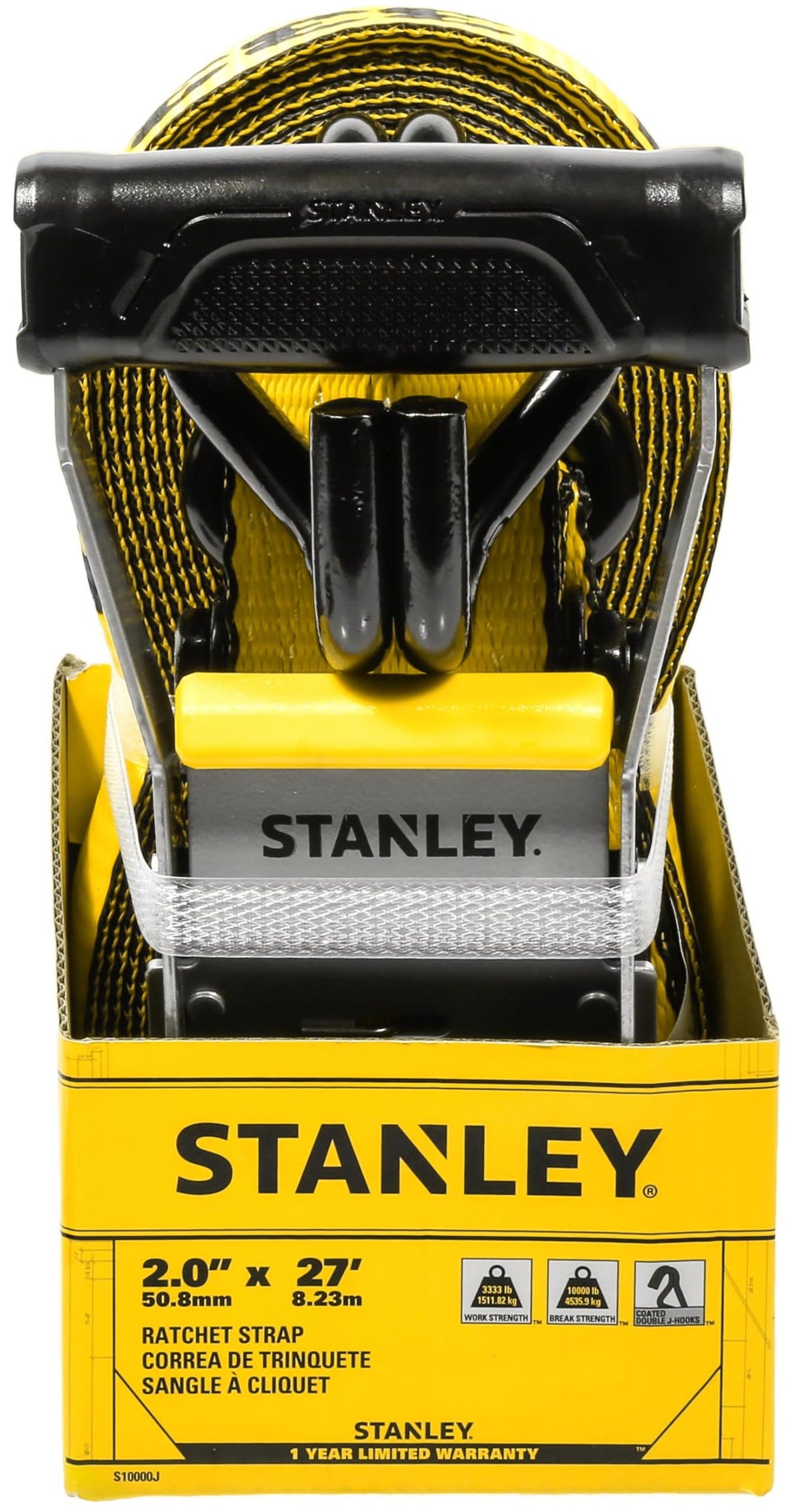 STANLEY S10000J corrosion-resistant double J-hooks in action