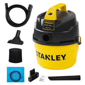 STANLEY SL18101P 1-gallon vac with ergonomic handle for easy carry and portability.