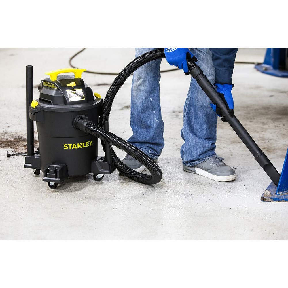 Stanley SL18116P hose and attachments ready for versatile cleanup tasks