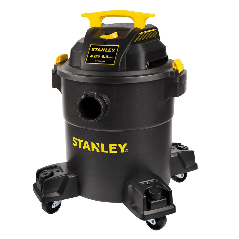 Stanley SL18116P vacuum top view showing compact design and carry handle