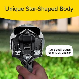 Star Patrol Platinum Mega-Bright as-seen-on-tv badge signals trusted performance