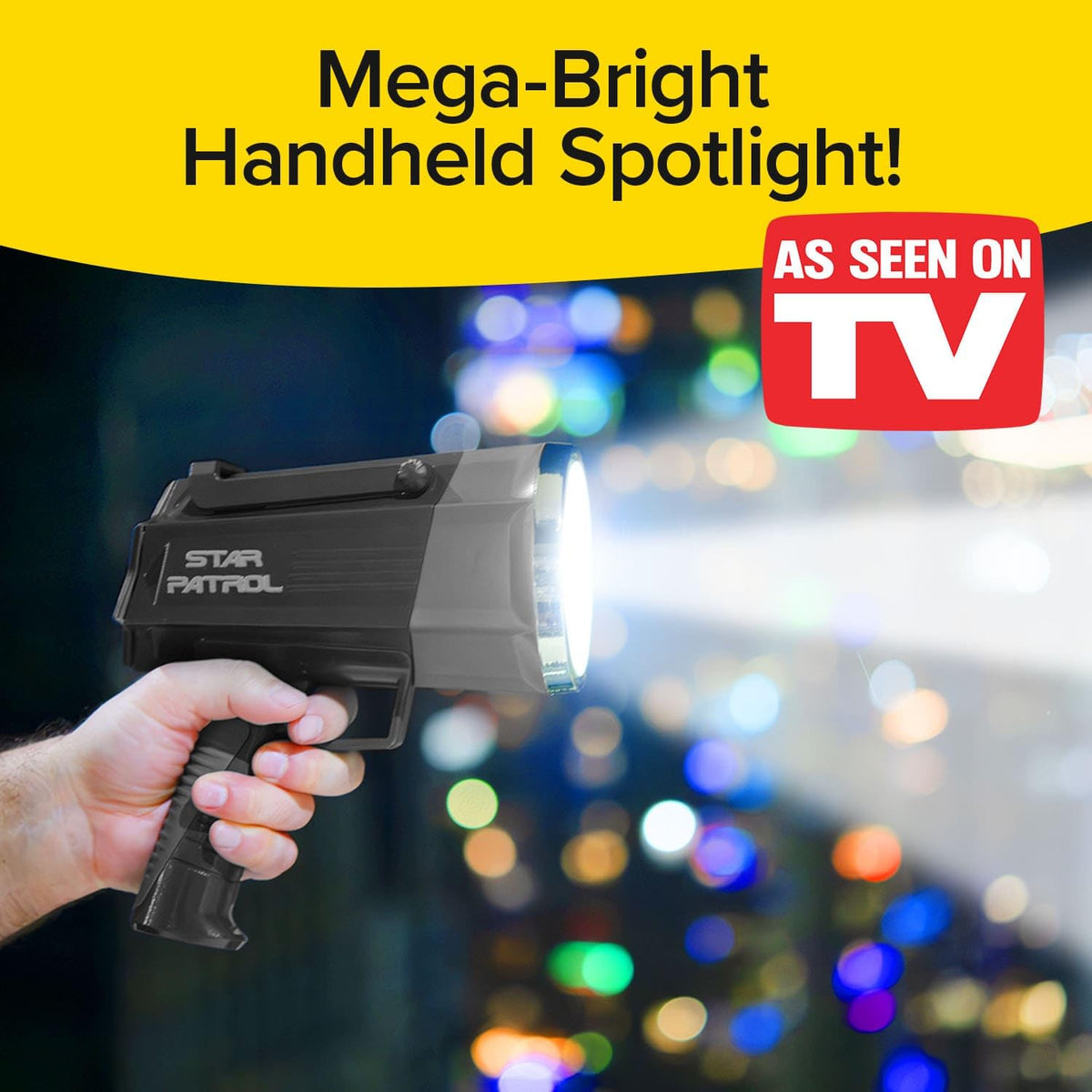 Star Patrol Platinum Mega-Bright turbo-boost mode for maximum visibility