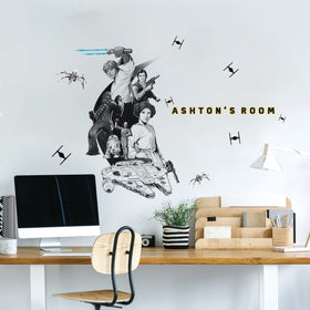 STAR WARS wall decor made in the USA with CPSIA compliance.