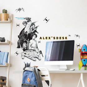 STAR WARS family-friendly decor option for renters and homeowners.