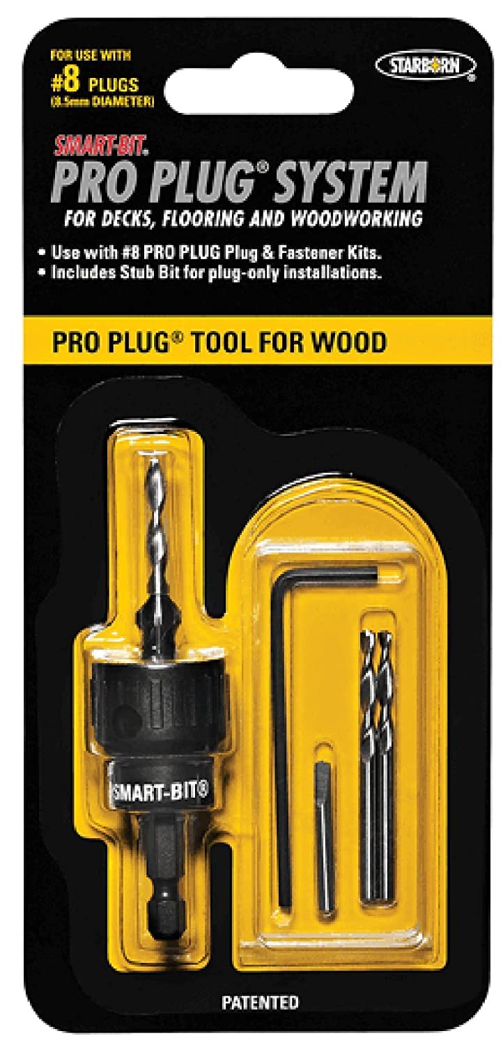 Starborn Smart-Bit Pro setup ready for accurate wood screw holes.