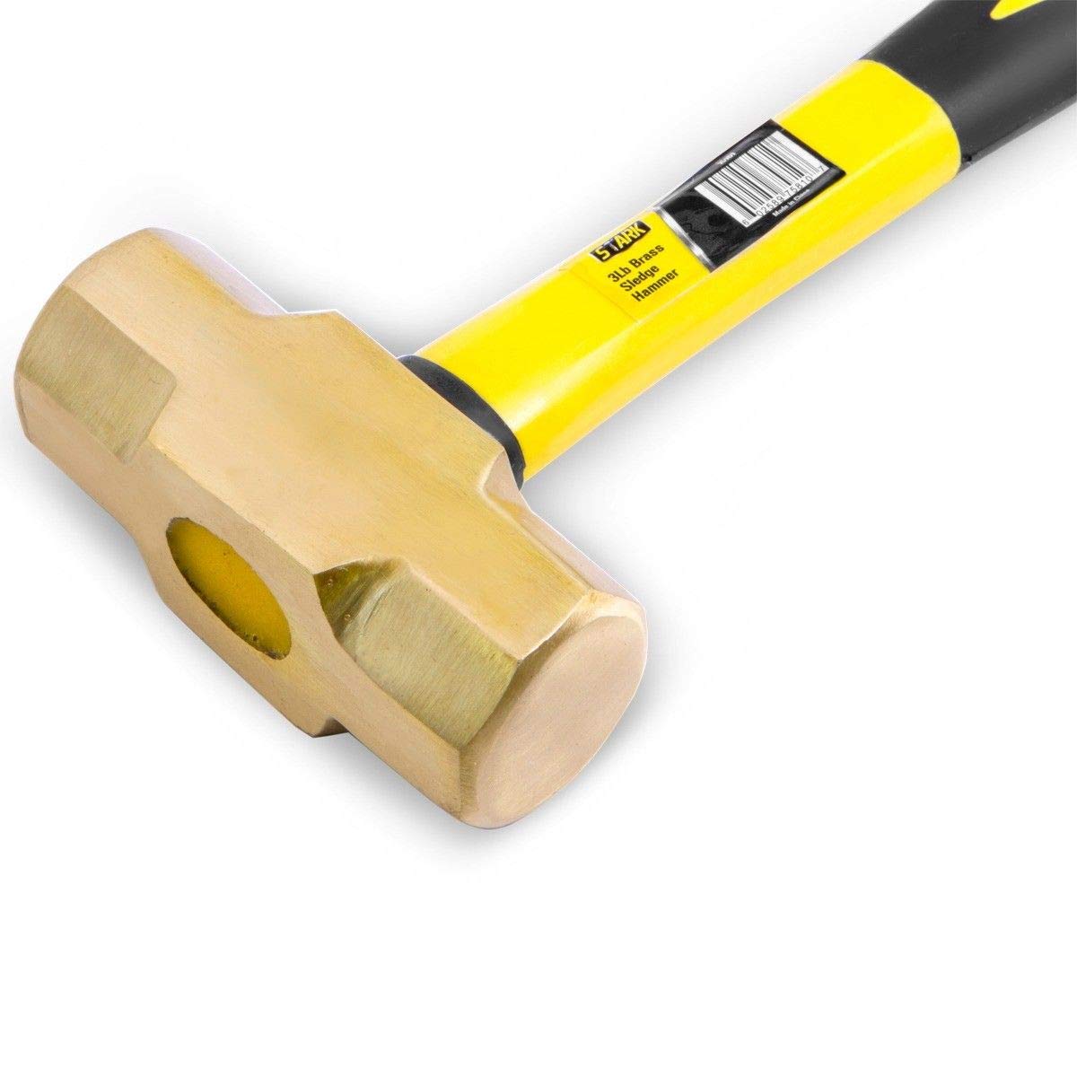 Stark USA ergonomic rubber grip provides secure handling during extended use.