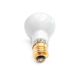 Starlighting 2.5-inch diameter bulb powering steady lava lamp illumination.