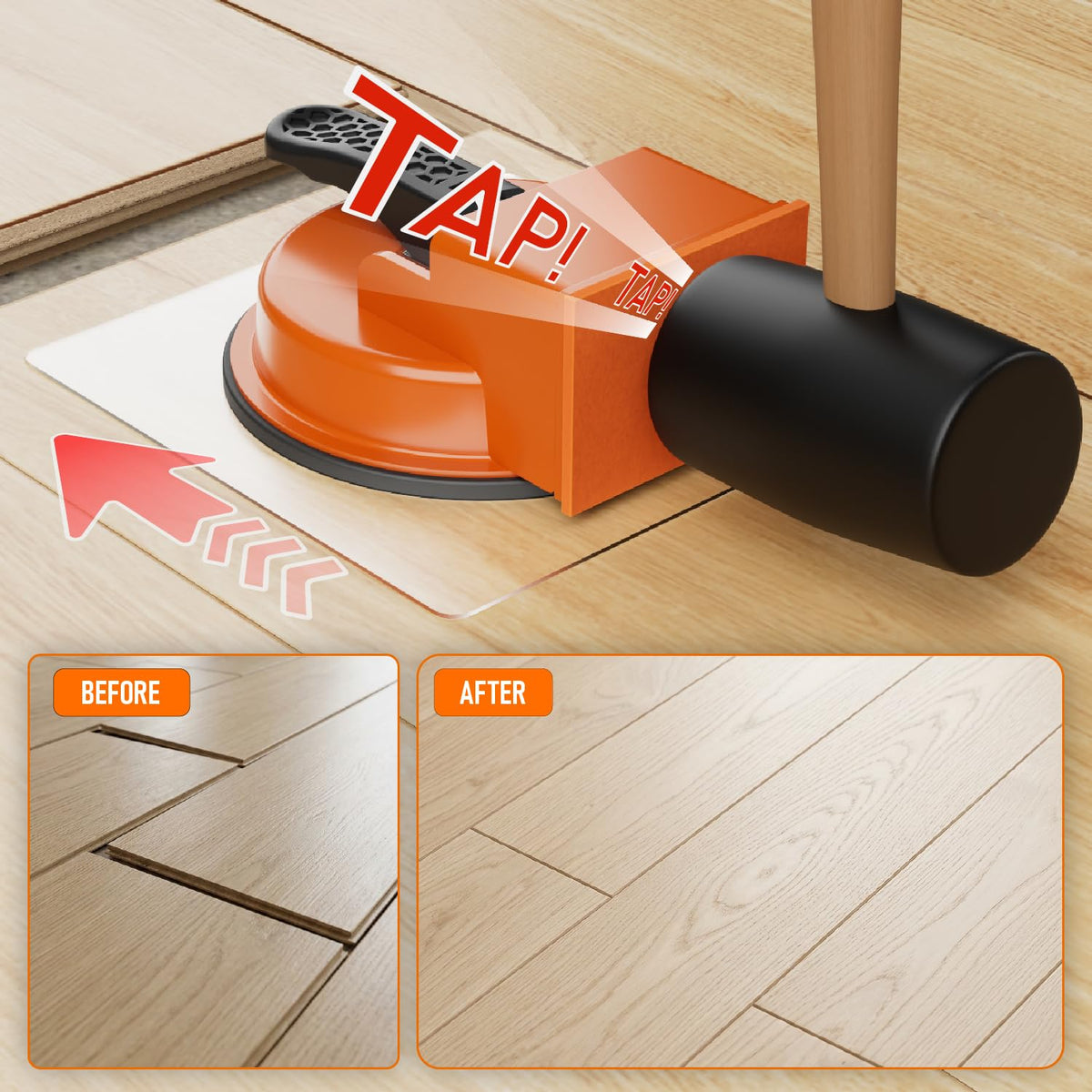 StarLume tool with five nano-adhesive pads for extra grip on textured surfaces.