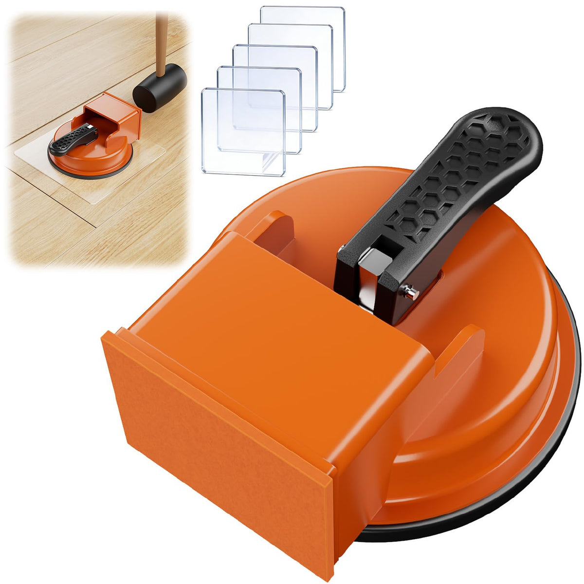 StarLume Floor Gap Fixer Tool front view highlights rugged design for precise gap closure.