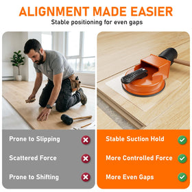 Solid iron body of StarLume Floor Gap Fixer built for durability.