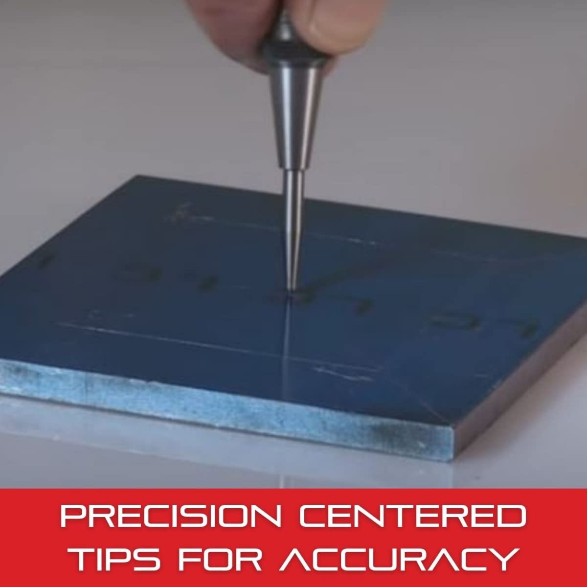 Starrett 117C 4-inch center punch designed for controlled indentation.