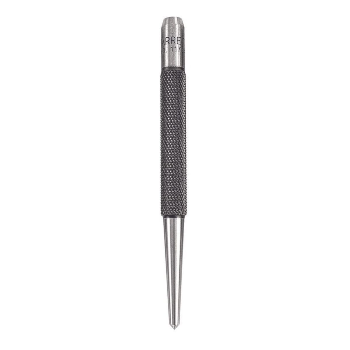 Starrett 117C center punch with round shank and knurled grip for precise marks.