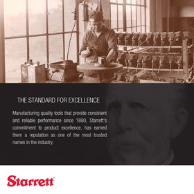 Starrett center punch tolerates metal, plastic, and wood for versatile workshop use