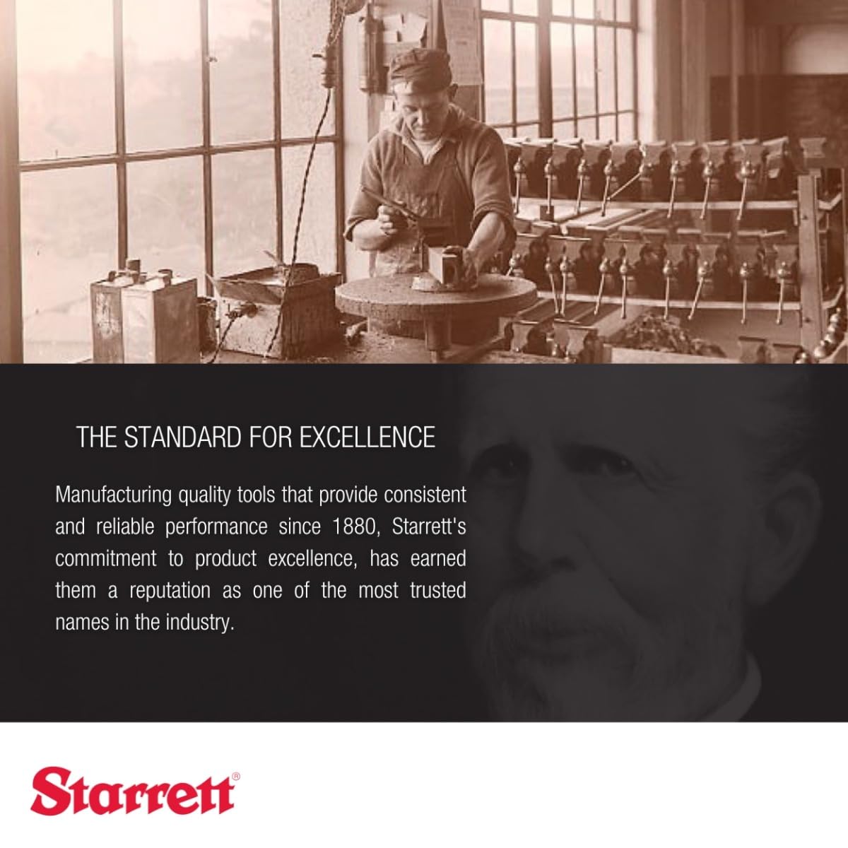 Starrett pin punch designed for rivets and pins in assemblies
