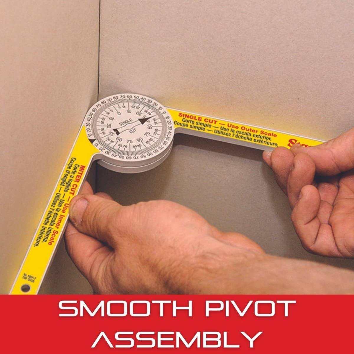 Starrett ProSite single cut scale transfers readings to the saw with ease.