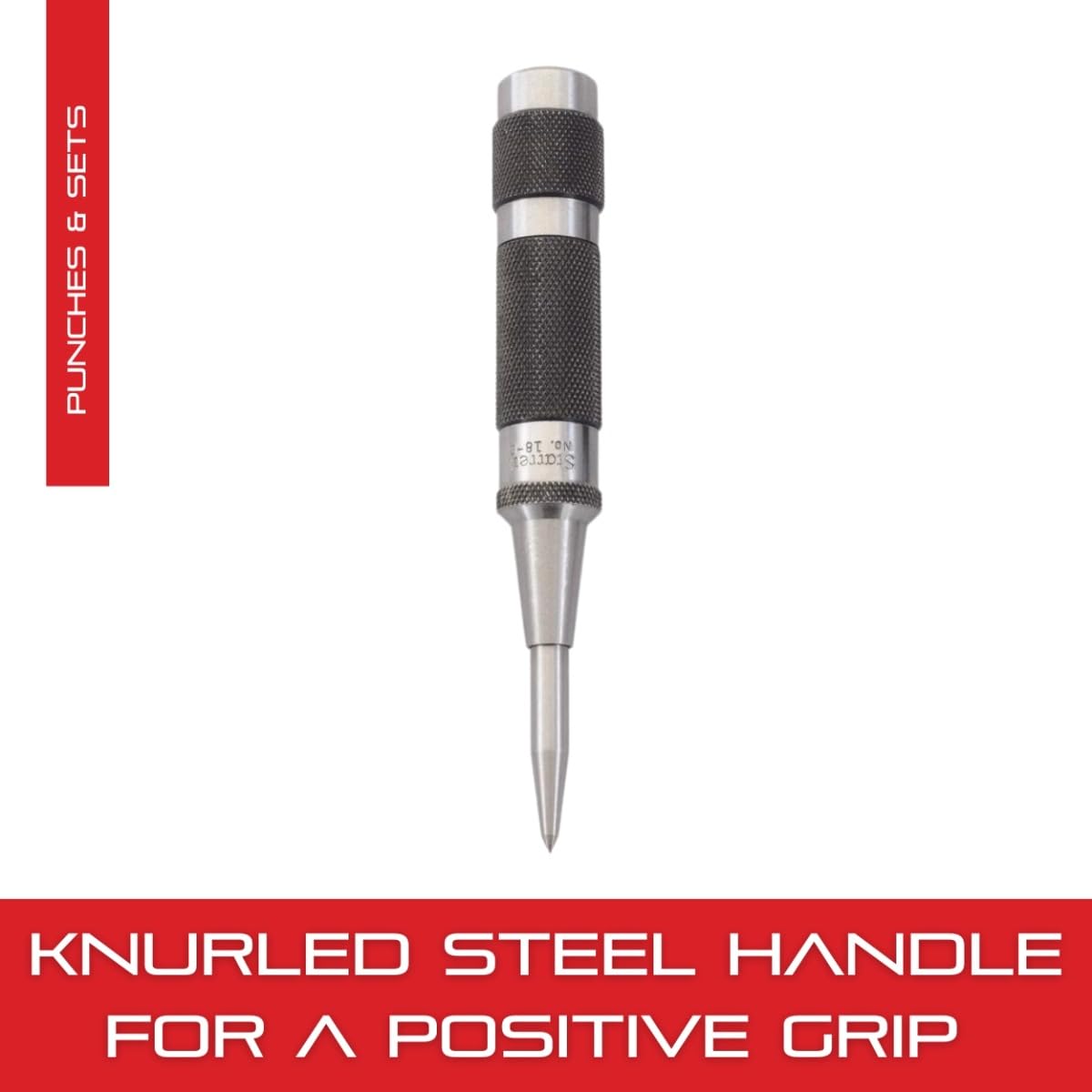 Durable steel construction supports heavy blows and long-term workshop use.