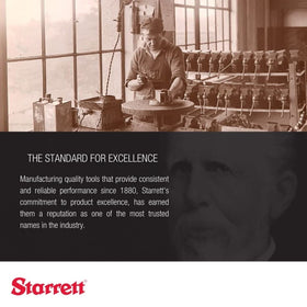 Starrett Stix durable polyurethane coating resists wear in busy shops