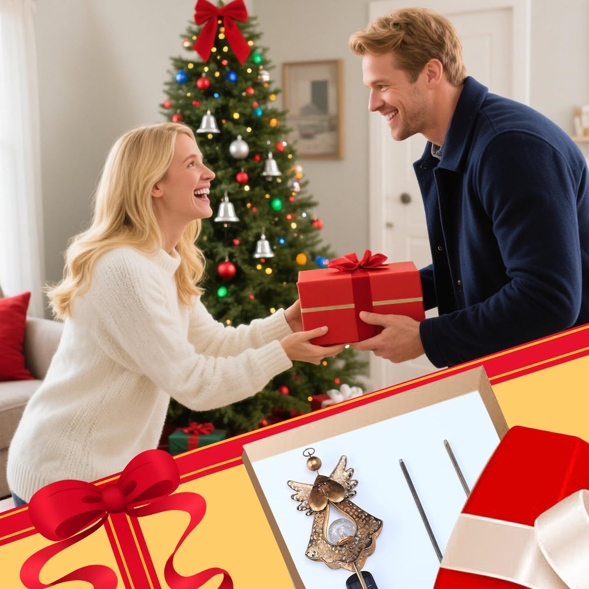 Starryfill Angel Stake installation is easy with no wiring