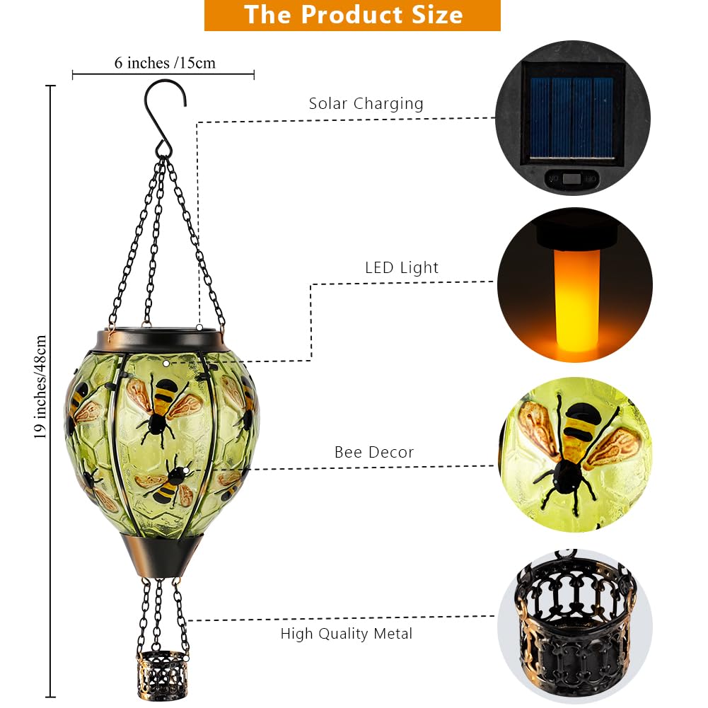 Starsoul flickering flame balloon light creates a magical outdoor focal point.