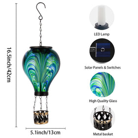 Starsoul hanging garden lantern adds charm to porch and tree branches