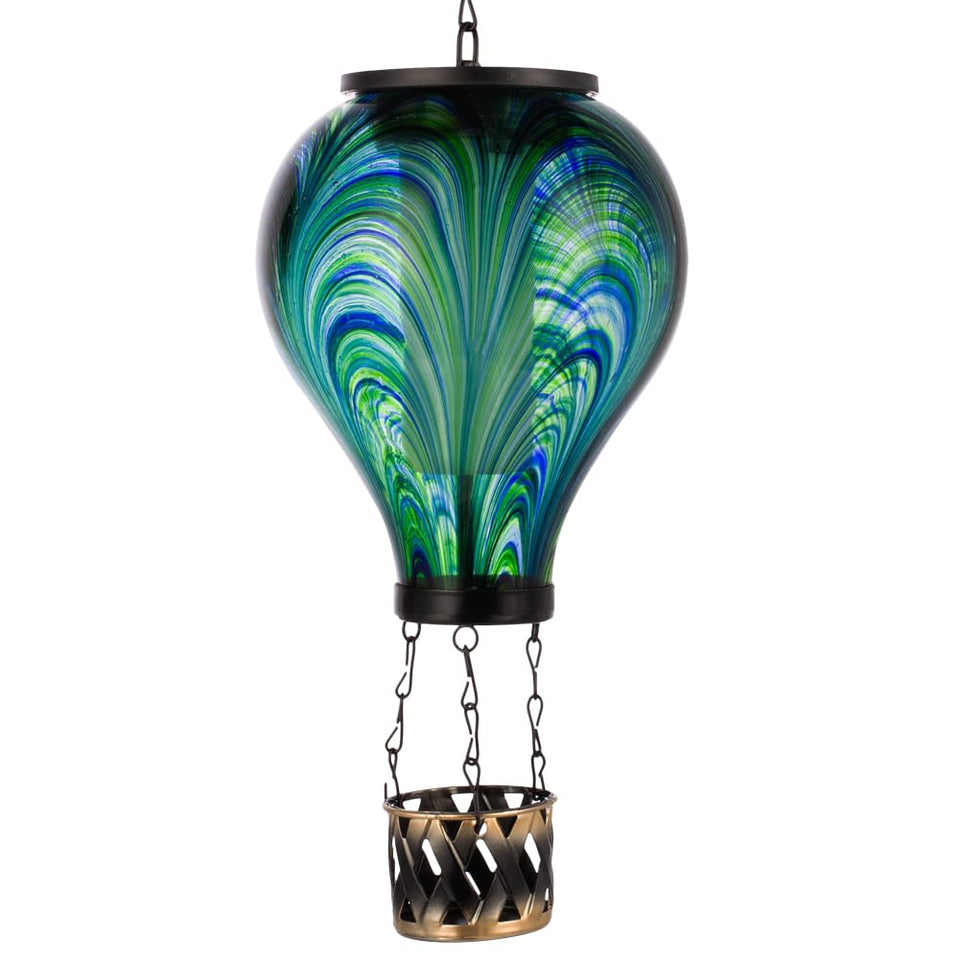 Starsoul hot air balloon lantern glows by day for vibrant outdoor ambiance