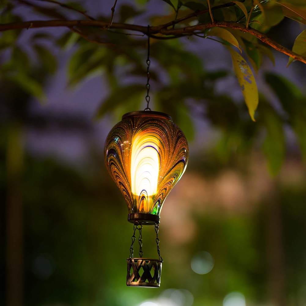 Starsoul weatherproof glass balloon withstands weather for year round decor
