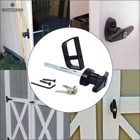StartFine 6-1/2-inch spindle fits standard shed doors for durable latching.