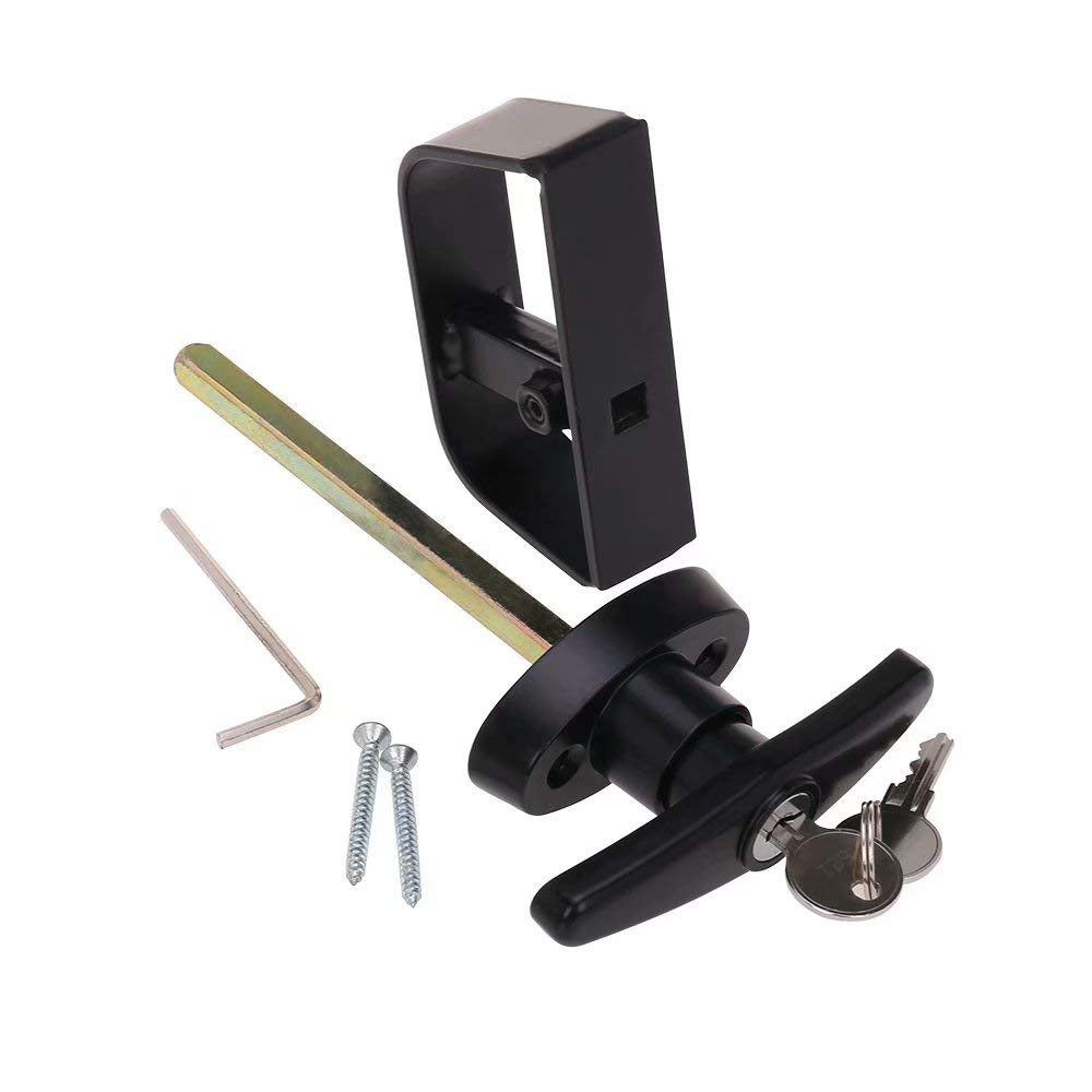 StartFine shed door lock with 6-inch T-handle provides secure access.