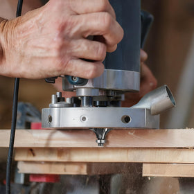 STARTRUAL router bits set softwood use delivers clean, precise grooves in soft timber.
