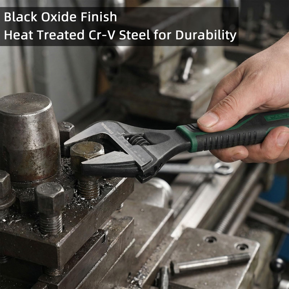 STARTRUAL scales in metric and SAE for quick jaw adjustments.