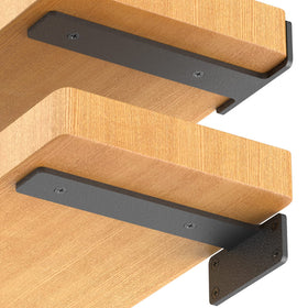 Starunder 12-pack floating shelf brackets kit for easy DIY shelving.