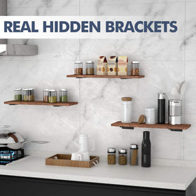Starunder floating brackets assembly demonstrates easy DIY installation