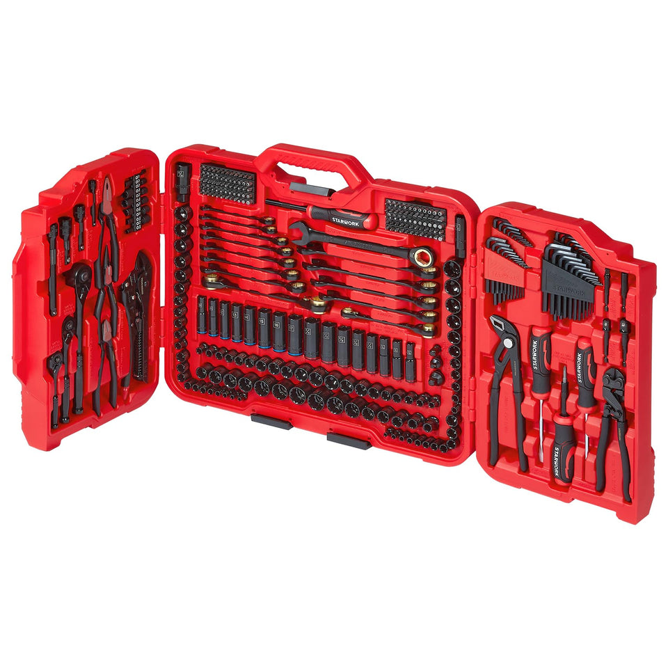 STARWORK True Mechanic tool set case for organized, portable storage.