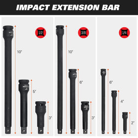 STARWORK True Mechanic universal joint improves access in awkward angles.