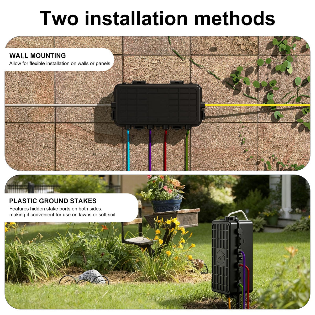 Starxing IP65 flame-retardant ABS material close-up indicating rugged outdoor enclosure