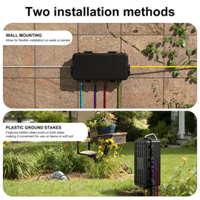 Starxing IP65 flame-retardant ABS material close-up indicating rugged outdoor enclosure