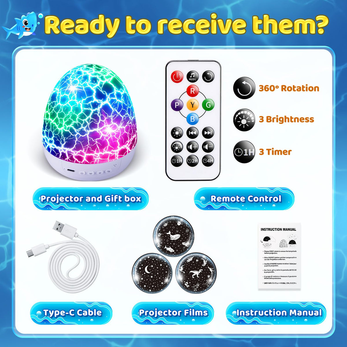 Staryou family gift idea showcasing versatile kids’ room projector