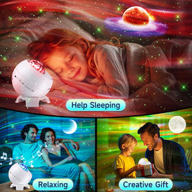 Staryou Galaxy Projector auto shuts off after eight hours to prevent overheating