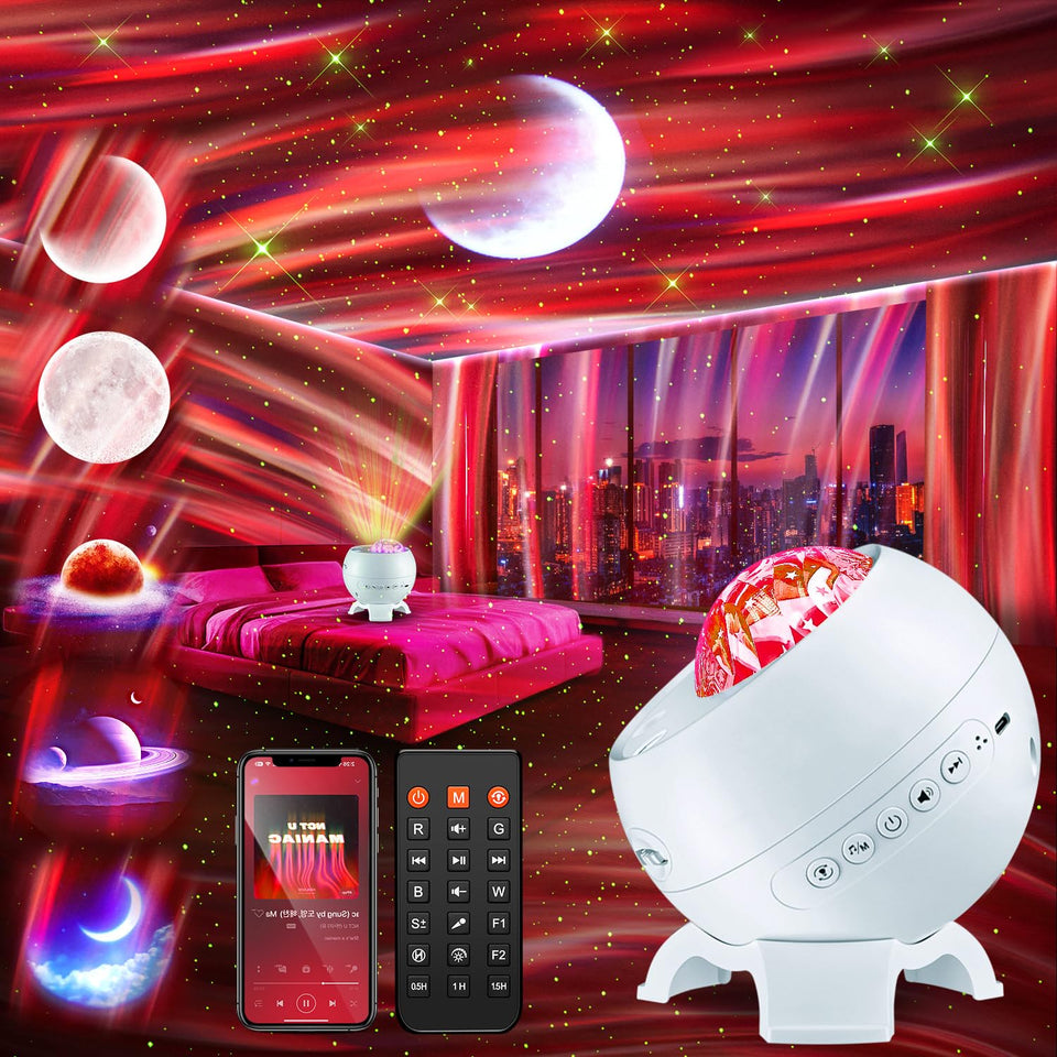 Staryou Galaxy Projector Northern Lights fills room with aurora visuals for imagination