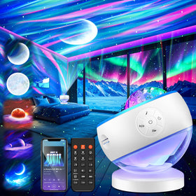 Staryou Iceberg Base Glow creates a soft, calming night light in bedrooms.