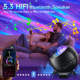 Staryou projector offers multiple brightness levels for adaptable mood.