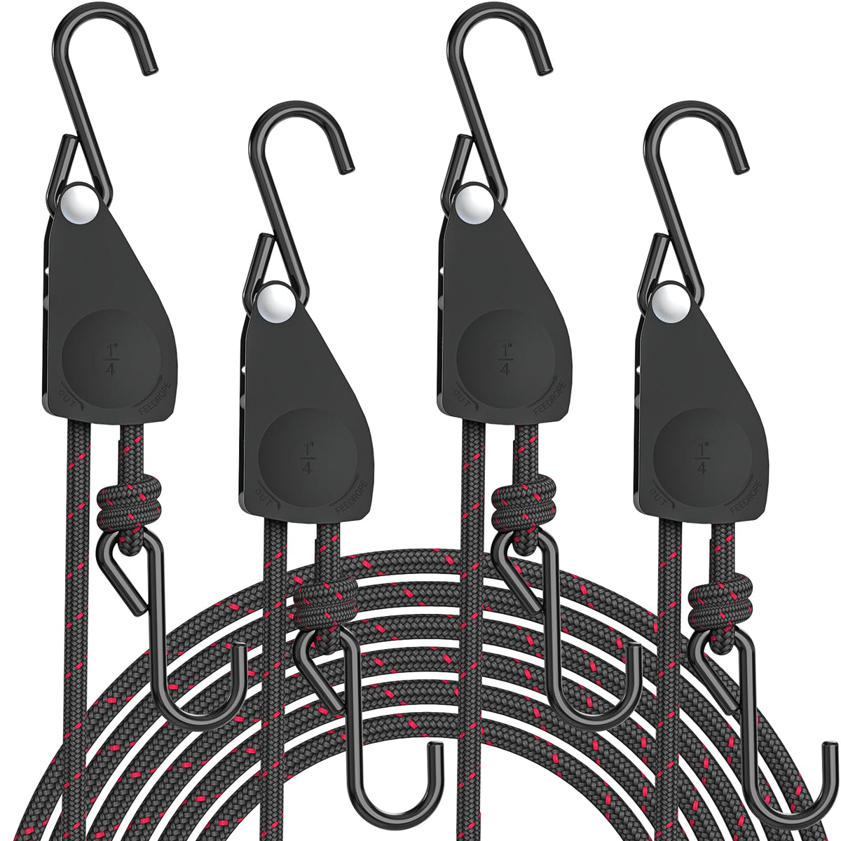 STAYGROW Kayak Straps 4-Pack secure cargo on vehicle roof.