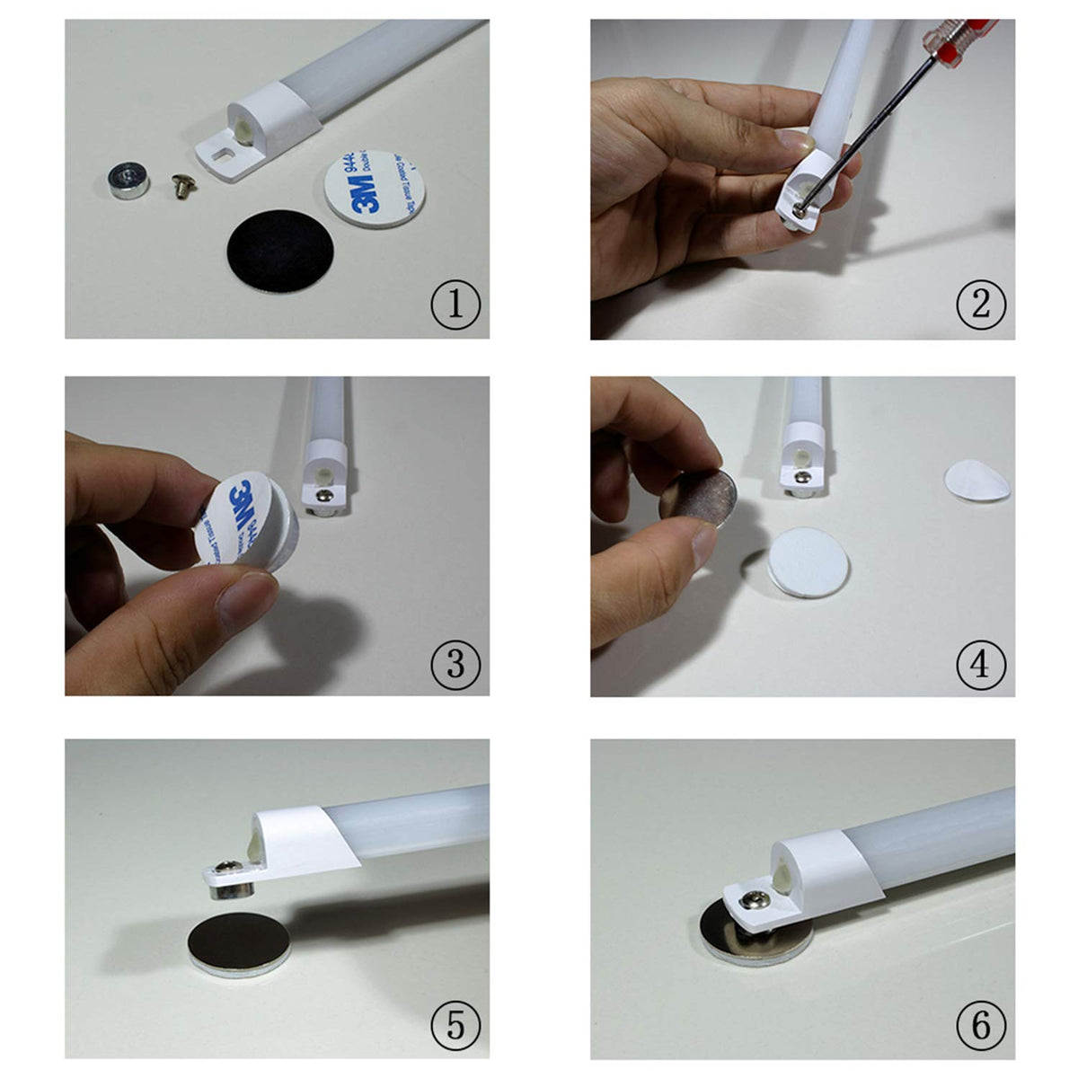 STBTECH kitchen, desk, and shelf lighting shown as movable task light